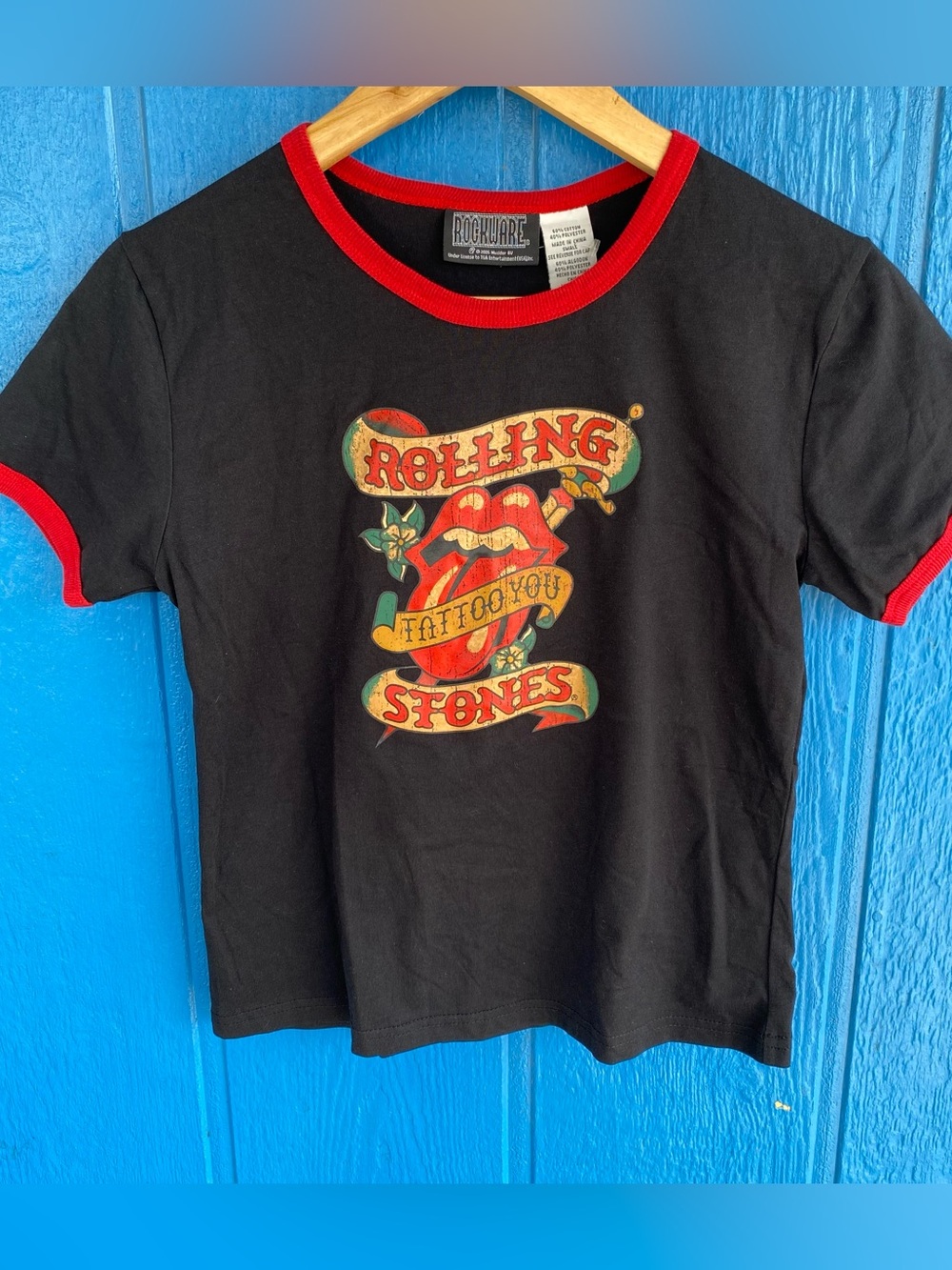 The Rolling Stones Vintage Women’s Band T Shirt Size Small Rock Wear 2005 NOS